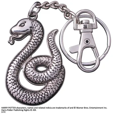 Zdjęcie produktu dla Metalowy brelok Noble Collection Harry Potter Slytherin 7 cm