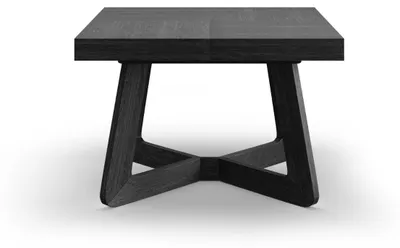 Produktbild von Masseno Ausziehbar Esstisch PIAZZA 130 - 230 cm x 130 cm Quadratisch Tisch für Wohnzimmer, Küche, Schwarz