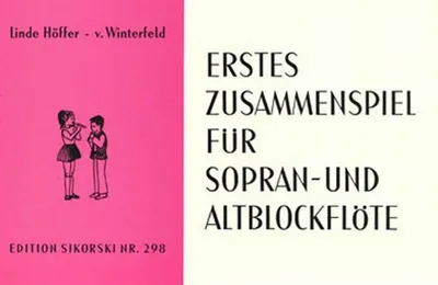 Produktbild von Erstes Zusammenspiel für Sopran- und Altblockflöte