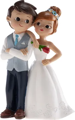 Produktbild von Hochzeitstorten-Figur 16cm