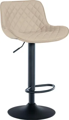 Produktbild von CLP Barhocker Minosa 360 drehbar mit Fußstütze creme Material Kunstleder