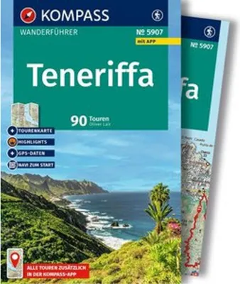 Image de KOMPASS Wanderführer Teneriffa, 90 Touren mit Extra-Tourenkarte