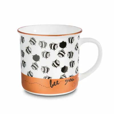Obrázek produktu pro NICI hrnek Bee You, včela, kovový, šálek, hrnek, porcelán, barevný, 45041