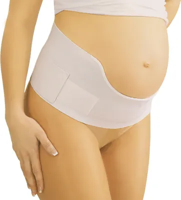 Obrázek produktu pro Těhotenský pás Těhotenský pás Těhotenské břicho podpora Gerda9806 bílá 3/M-XL-100-120cm