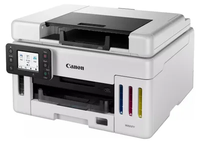 Obrázek produktu pro Canon MAXIFY GX6550, InkJet, Barevný tisk, 600 x 1200 DPI, Barevné kopírování, A4, Černá, Bílá