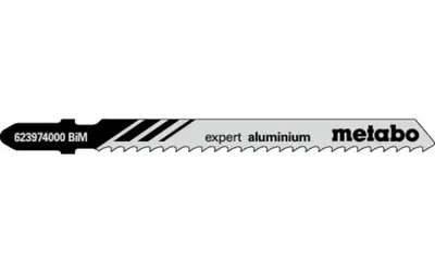 Produktbild von Metabo 5 Stichsägeblätter expert aluminium 75/ 3,0 mm, BiM