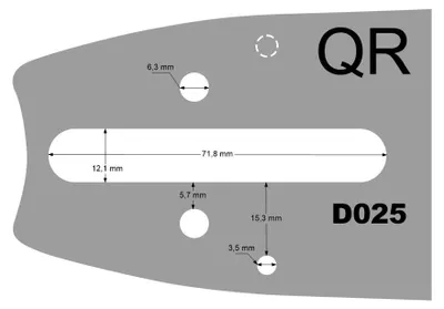 Obrázok produktu pre Vodiaca lišta 16,325 1,6 mm D025 Stihl SUGIHARA ST2T-3J40-A