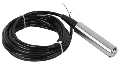 Obrázek produktu pro TL-136 Snímač hladiny kapaliny, detektor vody, 24 VDC, 4–20 mA, výstupní signál 0 až 2 m