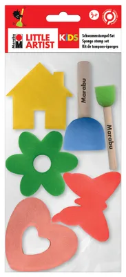 Immagine prodotto di Marabu 0318000000012 Marabu Little Artist Stempel Malschwämme