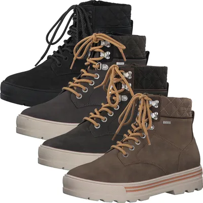 Produktbild von s.Oliver Damen Stiefeletten Schnürboots Plateau 5-25204-37, Größe:37 EU, Farbe:Schwarz