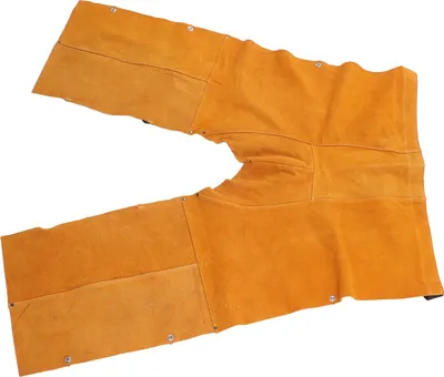 Produktbild von Schweißen Sicherheit Chaps Leder Schürze Anpassung Split Leg Feuer Verschleiß resistent Schutzkleidung
