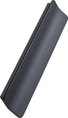 Produktbild von Griff Leaf LA 160mm, Breite 200mm, Zinkdruckguss schwarz matt