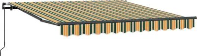 Obrázek produktu pro Budsorovatelné zastřešení Zelená a žlutá 350 x 250 cm