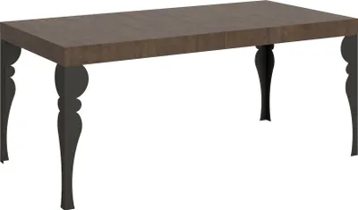Produktbild von Ausziehbarer Tisch 90x180/284 cm Paxon Walnuss Anthrazit Gestell