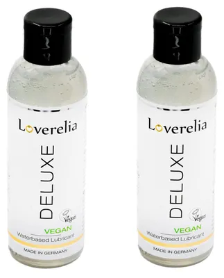 Produktbild von Loverelia Deluxe Vegan 2er Set Gleitgel - Inhalt jeweils 100ml, wasserbasiert - CS10026
