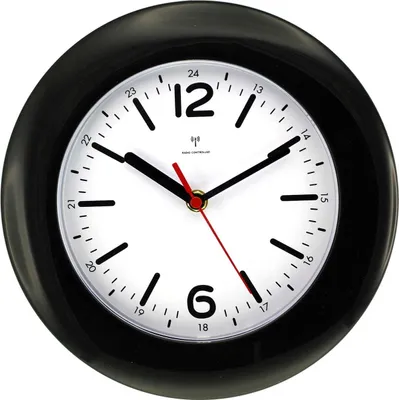 Produktbild von MPM Quality E01 schwarze Wanduhr