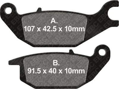 Immagine prodotto di Pastiglie freno EBC SFA343 per Yamaha MW 125