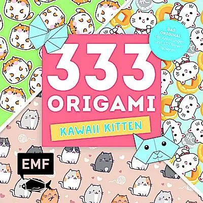 Immagine prodotto di 333 Origami - Kawaii Kitten - Niedliche Papiere falten für Katzen-Fans