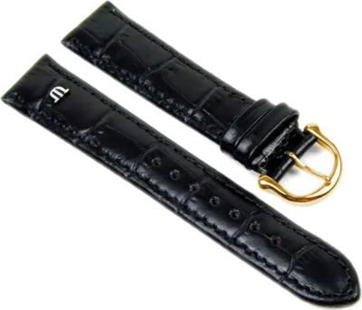 Produktbild von Maurice Lacroix  XL Ersatzband | Kalbsleder-Louisiana, schwarz 20836G, Stegbreite:15mm