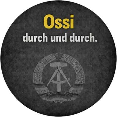 Produktbild von DDR-Stolz Magnet - Ossi durch und durch