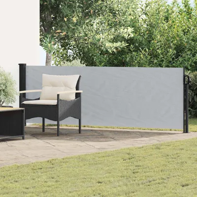 Obrázok produktu pre Retračná bočná markíza Sivá 300 x 100 cm Polyester