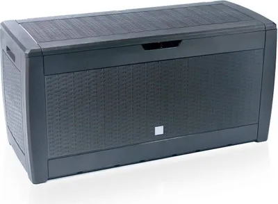 Produktbild von VOUNOT® 310 Liter Kissenbox, Gartenbox Aufbewahrung Wasserdicht Auflagenbox, Anthrazit