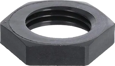 Produktbild von WISKA Gegenmutter M16 EMUG 16 glasfaserverstärkt sw RAL9005 10061781