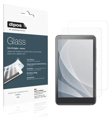 Image de 2x Protection ecrán pour Diofox M9 mat Verre souple Film Protecteur 9H dipos