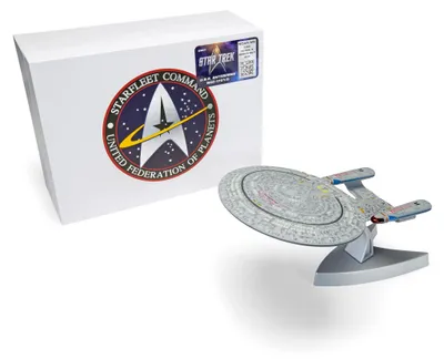 Raumschiff-Modell USS Enterprise NCC-1701-D, Metall, 1:500, 20,2 cm