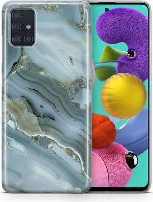 Produktbild von Handyhülle für Samsung Galaxy Schutz Case Cover Bumper Etui Schale Ultra Dünn, Modell:Samsung Galaxy S20 Ultra, Motiv auswählen:Marmor Blau