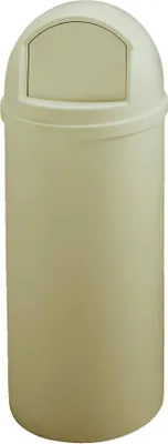 Produktbild von Rubbermaid FG816088BEIG, 56 l, Rund, Harz, Beige, 390,7 mm, 390,7 mm