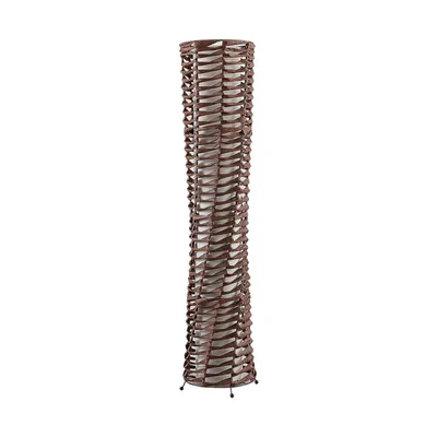 Produktbild von Lindby Stehlampe Joas, 110 cm, Papier, Textil, braun