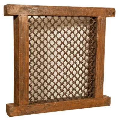 Vintage Holzfenster 87x12x78 cm antik restauriert