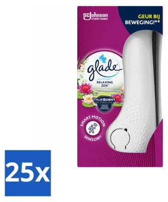 Produktbild von 25 x Glade Sense & Spray Halter - Relaxing Zen - 18 ml - Vorteilspackung - 25 Stücke