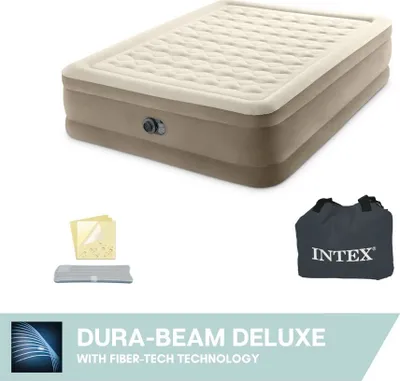 Produktbild von Intex 64428NP, Einzelmatratze, Rechteck, Integrierte Luftpumpe