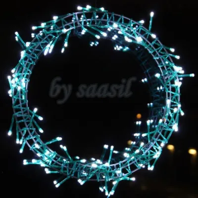 Produktbild von LED Lichtkranz Weihnachten Türkranz Wandkranz Ø40