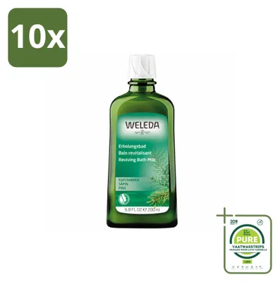 Produktbild von 10 x Weleda Zilverspar Verkwikkingsbadmelk - 200 ml - Großpackung - 10 Stücke