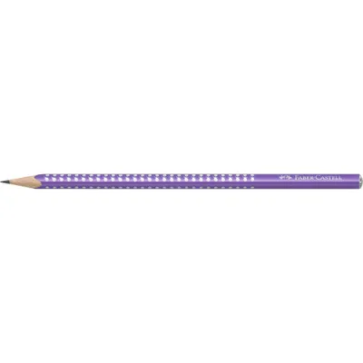 Zdjęcie produktu dla Faber-Castell Sparkle, B, Fioletowy, Trójkątny, Hobby, Biuro, Szkoła, 1 szt.