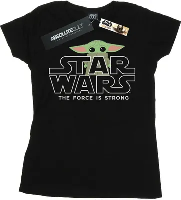 Produktbild von Star Wars - "The Mandalorian The Child Strong" T-Shirt für Damen BI43019 (S) (Schwarz)