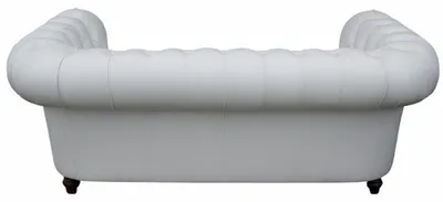 Produktbild von Chesterfield Textil Sofa Leder Stoff Couch 3 Sitzer Sofagarnitur Ledersofa NEU