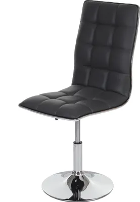 Produktbild von Esszimmerstuhl | HxBxT 103x43x54cm | Sitzhöhe 41cm | Kunstleder | Grau | Stuhl Küchenstuhl