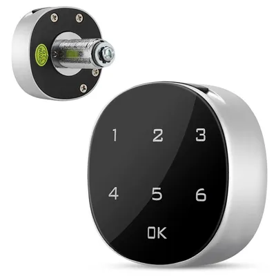 Produktbild von Elektronisches Schrankschloss, Code-Schloss, Touchscreen Digitales elektronisches Passwort Codeschloss für Schrank Mailbox Datei Sauna Schublade