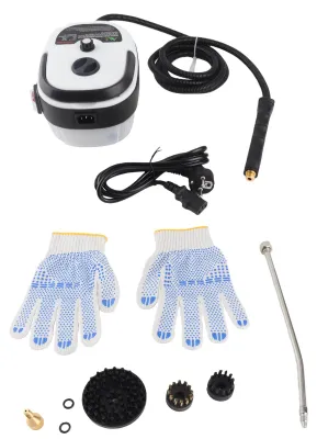 Handdampfreiniger 2500 W, tragbar, mit Bürstenköpfen