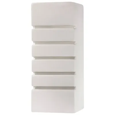 Produktbild von Wandleuchte, UP & Down Keramik, weiß, H 26 cm