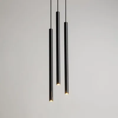 Zdjęcie produktu dla Lampa wisząca nowoczesna dekoracyjna potrójna okrągła czarna Sopel 3xG9 3W Sigma Lighting