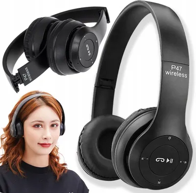 Produktbild von Kabelloser Bluetooth-Kopfhörer P47 Mit Mikrofon Und Sd-Kartenleser