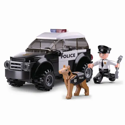 Produktbild von Sluban M38-B0639 - Police Car with Police Dog