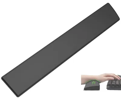 Obrázok produktu pre Omgoods – Ergonomická podložka pod zápästie pre herové klávesnice – Mäkká pamäťová pena s protišmykovou úpravou