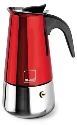 Produktbild von Ibili Moca Rosso Espressomaschine 6 Tassen Rot One Size / EU Plug 220V Rot One Size