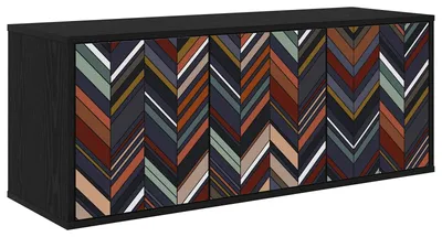 Obrázok produktu pre vidaXL Nástenná TV skrinka OMMEN, 102 x 33 x 40 cm, drevotrieska